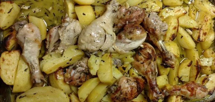 Chicken and Potatoes alla Siciliana
